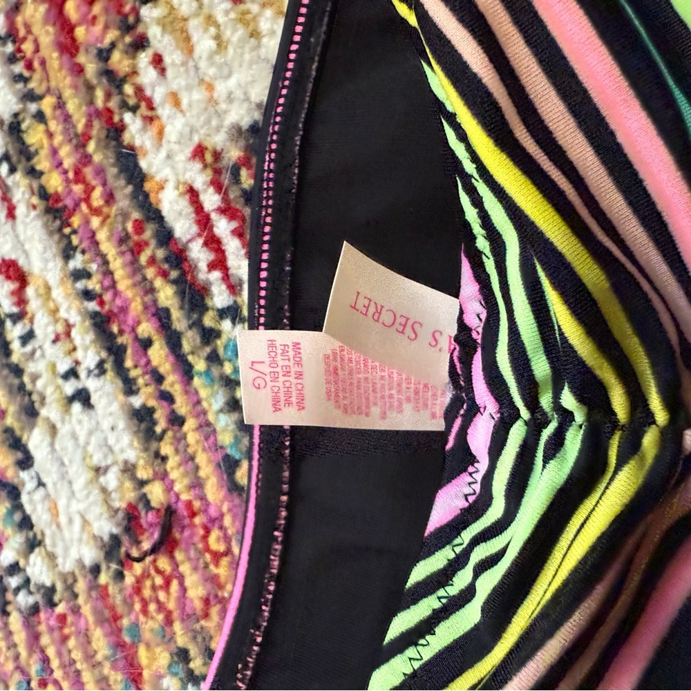 Victoria's Secret Multicolor Striped Bikini Bottom - Picture 3 of 4